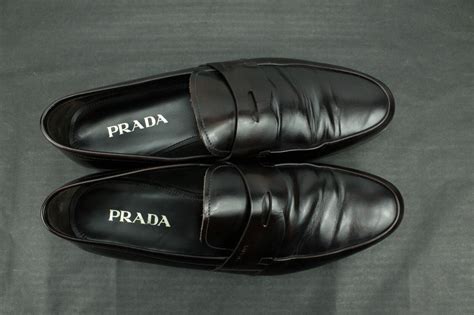 prada penny loafers brown|prada platform loafer.